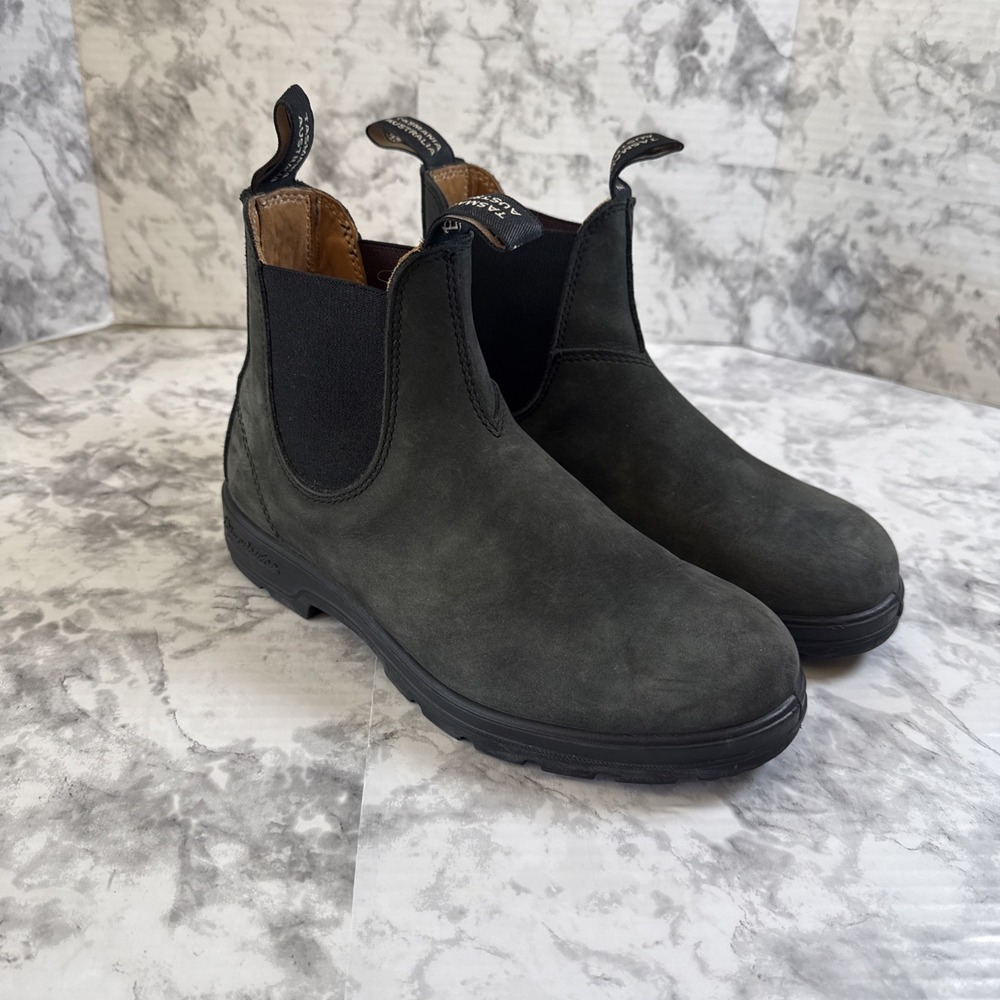 Blundstone Unisex BL587 Rustic Black Mens 7.5 Womens 9.5 Medium